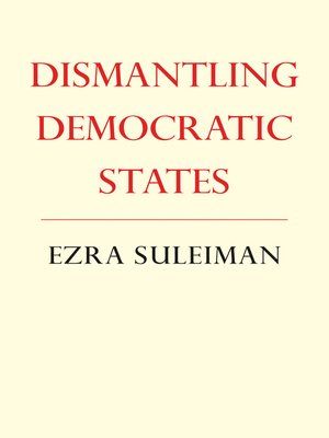 cover image of Dismantling Democratic States